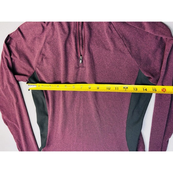 REI Women's S Dark Burgundy Athletic‎ 1/4 Zip Pullover - Picture 7 of 14